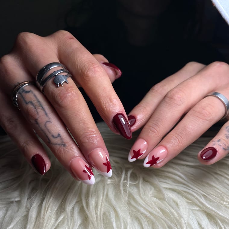 Uñas esculpidas hechas en Nails by Mery